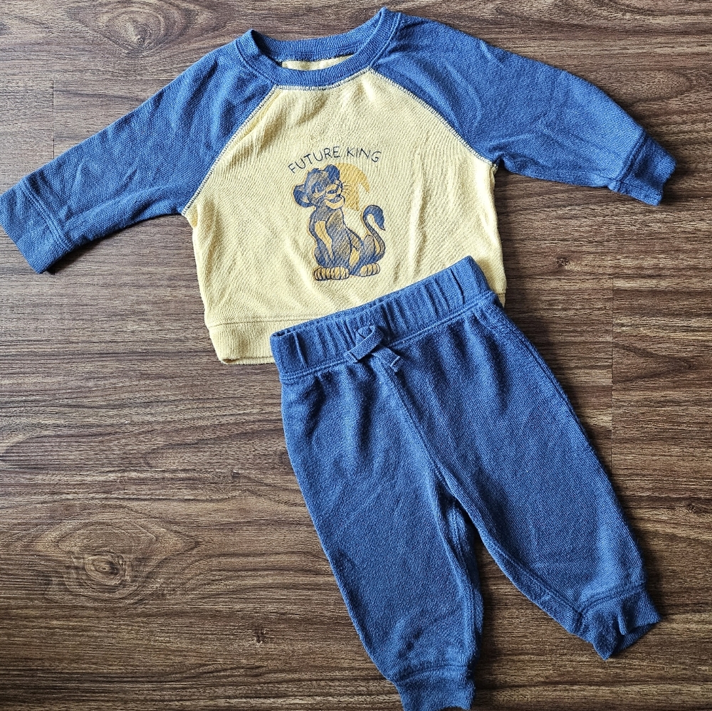 Disney The Lion King Baby Bean Outfit Size 3 Months